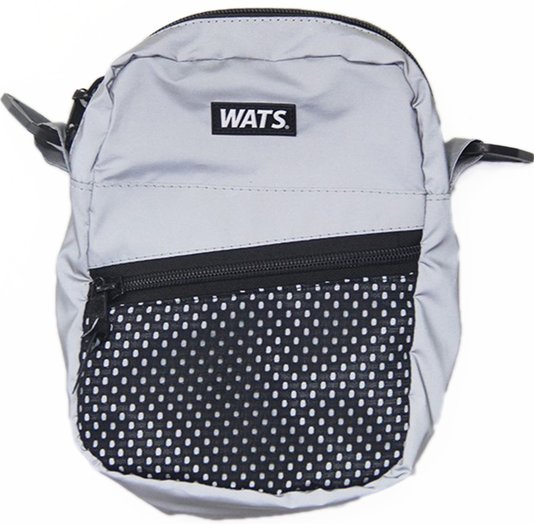 Pochete Wats Shoulder Bag Refletiva - Cinza