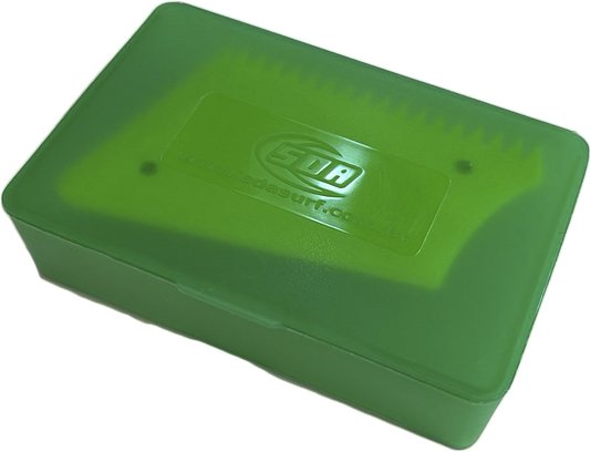Porta Parafina SDA com Raspador de Superficie da Prancha de Surf - Verde