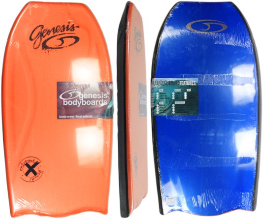 Prancha de Bodyboard Extreme ET/PU Classic - Azul/Laranja