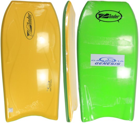 Prancha de Bodyboard Tinder Grande - Amarelo/Verde