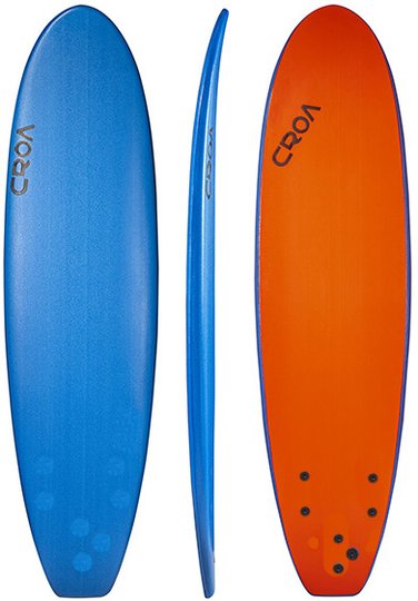 Prancha de Surf Croa Softboard 7.0 Pro Sault - Laranja
