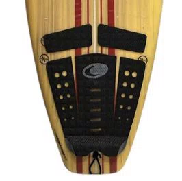 Prancha de Surf Funboard Session 7.1 Semi-Nova 49.2 Litros de Volume - Madeirada/listras Bordo