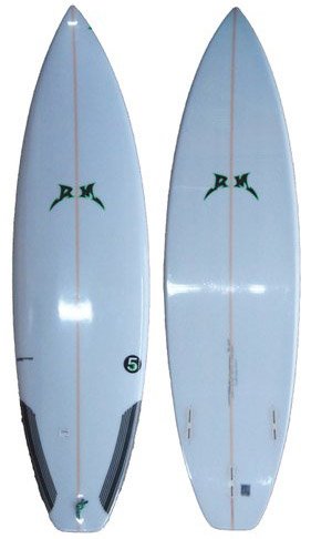 Prancha De Surf RM J5 19 X 2 3/8 X 27,5L X 5,10 - Branco