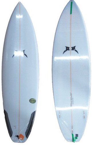 Prancha De Surf RM J5 5,10 X 18 X 7/8 X 2 3/8 X 27L - Branco