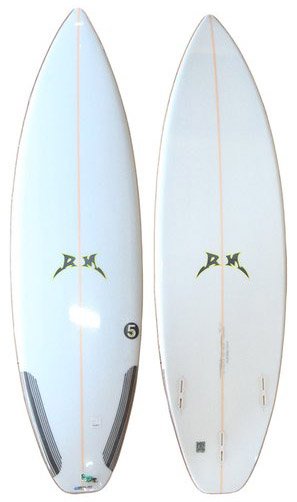 Prancha De Surf RM J5 5,8 X 18 X 7/8 X 2 3/8 X 25,5L - Branco