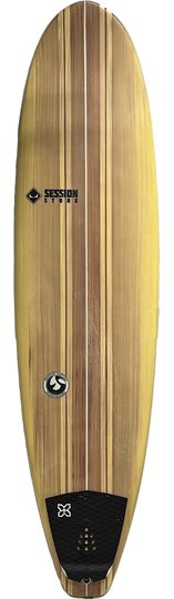 Prancha de Surf Session Fun Seminova 7'1 x 50L - Marrom