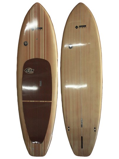 Prancha De Surf Session Stand Up Squash 10" X 32"1/2 X 5" - Madeira