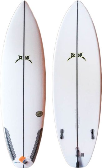 Prancha de Surfboard RM Bolachinha 5'11 - 5/8 x 27/16 - 31 Litros - Branco