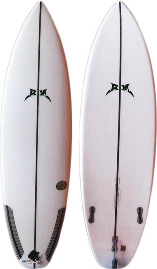 Prancha de Surfboard RM Bolachinha 60 - 19 3/4 x 2 1/20 - 32 Litros - Branco