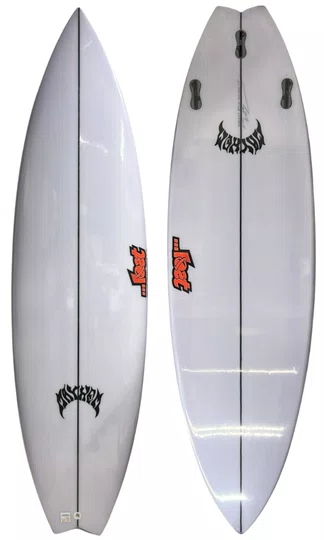 Prancha para Surf Lost Sub Driver 3.0 6'0 Swallow PU 32 Litros  - Branco