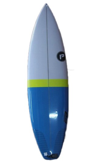 Prancha De Surf Pró Ilha 6'1 Squash - Branco/Azul