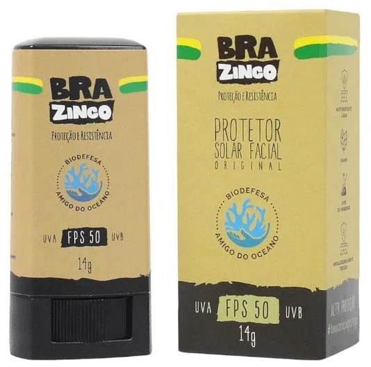 Protetor Solar Brazinco 14G Fps 50 UVB - Bege