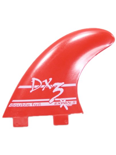 Quilha para Prancha de Surf Expans DX3 Double Foil - Vermelho