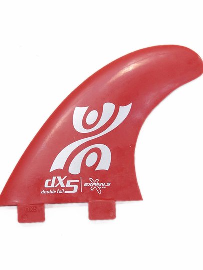 Quilha para Prancha de Surf Expans DX5 Double Foil - Vermelho