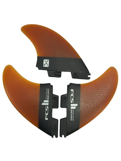 Quilha FCS II Performer Glass Rob Machado's - Laranja/Preto