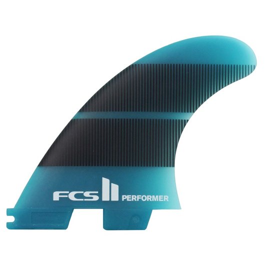 Quilha FCS II Performer Media Neo Glass  - Azul/Preto