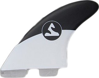 Quilha para Prancha de Surf Soulfins Pro HC SL2 FC2 Fibra - Preto/Branco