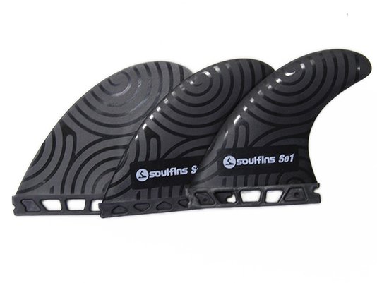 Quilha para Prancha de Surf Soulfins SE1 Future - Preto
