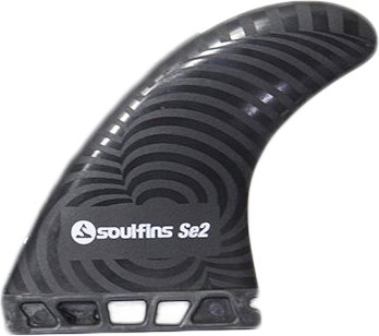 Quilha para Prancha de Surf Soulfins SE2 Future - Preto