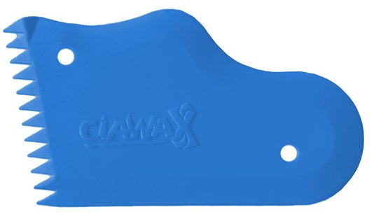 Raspador grande de parafina CiaWax para prancha de surf  - Azul Royal