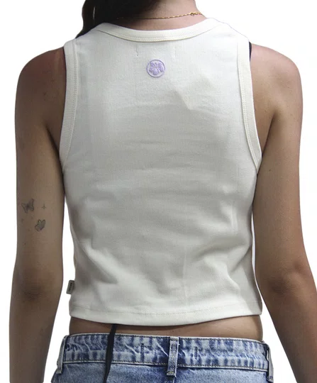 Regata Feminina RC Surf Puff Estampada - Bone
