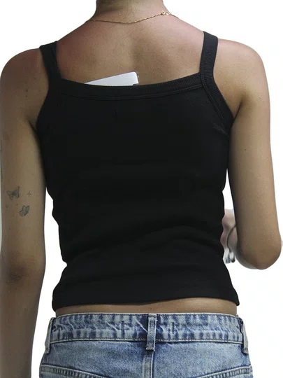 Regata Feminina RC Surf Puff - Preto
