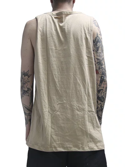Regata masculina Big Diamond Classic Estampada - Khaki 