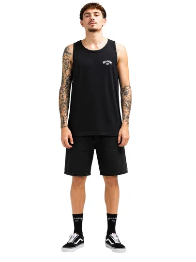 Regata Masculina Billabong Small Arch Estampada - Preto