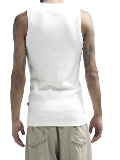Regata Masculina Canelada Plano C Tank Top - Branco