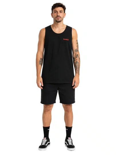 Regata Masculina Hurley Puff - Preto
