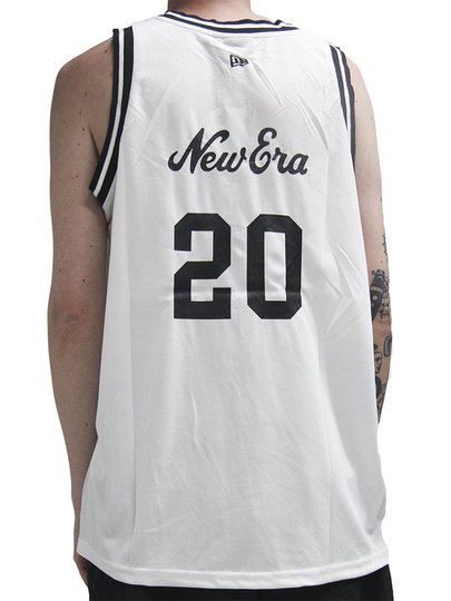 Regata Masculina New Era Core - Branco/Preto