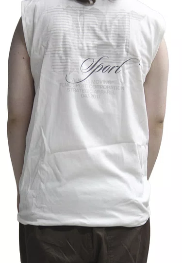 Regata Masculina Plano C Tank Pc Estampada - Off White