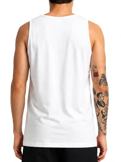 Regata Masculina Quiksilver Rain Check - Branco