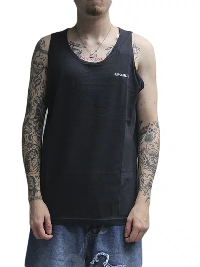 Regata Masculina RC Brand Icon Estampada - Preto Estonado