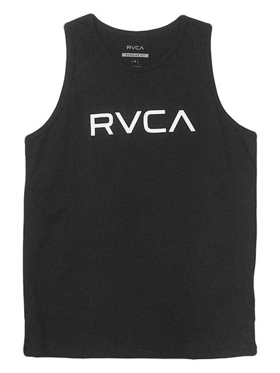 Regata Masculina RVCA Big SL - Preto