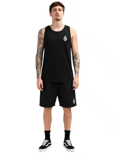 Regata Masculina Volcom Iconic Estampada - Preto