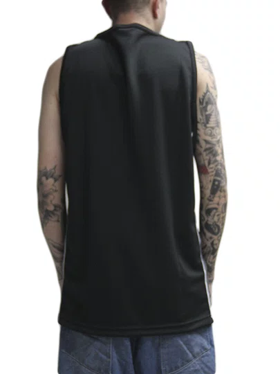 Regata Masculina Wats Vies Estampada - Preto