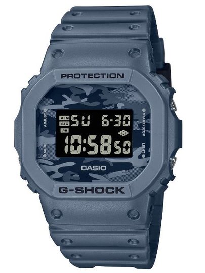 Relógio Casio G-SHOCK DW-5600CA-2DR - Ciano