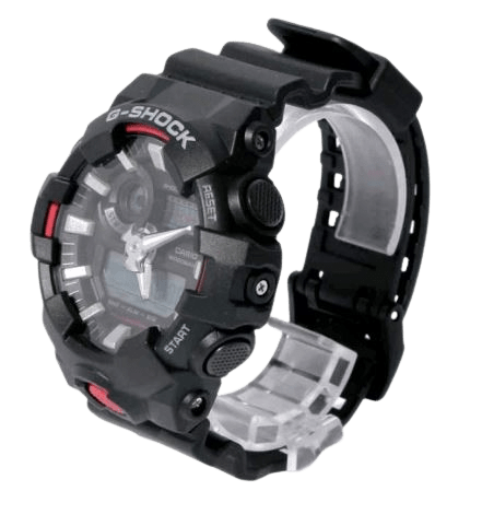Relogio Casio G Shock GA-700-1ADR - Preto/Vermelho