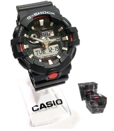 Relogio Casio G Shock GA-700-1ADR - Preto/Vermelho