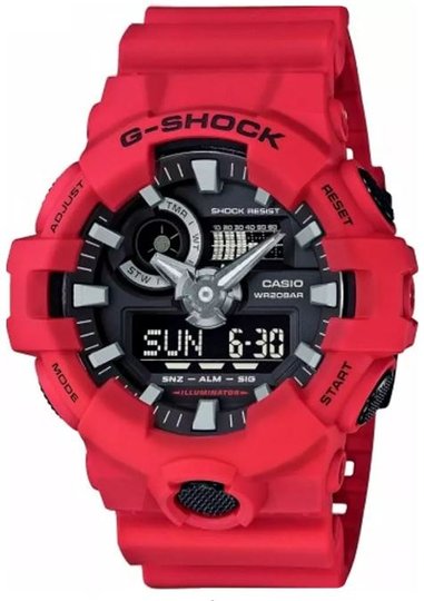 Relogio Casio G-Shock GA-700-4ADR - Vermelho