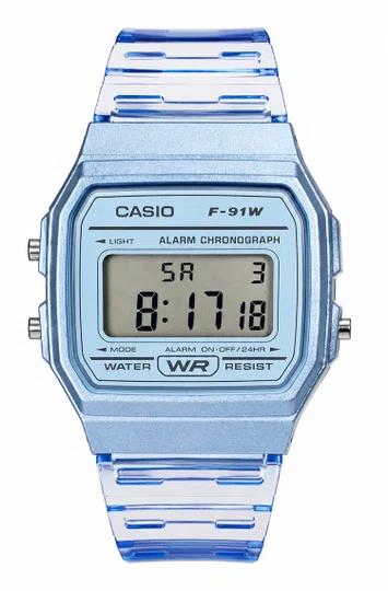 Relógio Casio Standard F-91WS-2DF - Azul