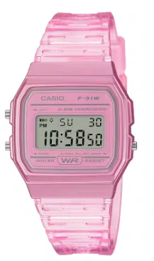 Relógio Casio Standard F-91WS-4DF - Rosa