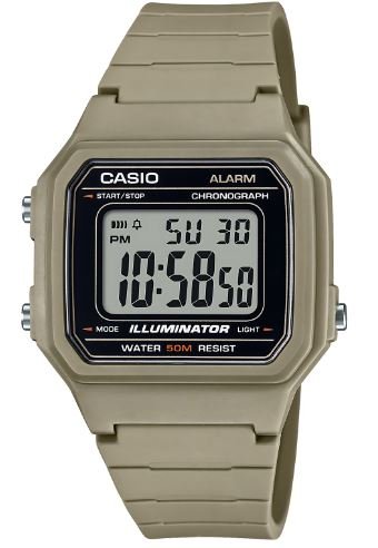 Relógio Casio Standard W-217H-5AVDF-SC - Verde Militar