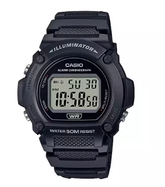 Relógio Casio Standard W-219H-1AVDF - Preto