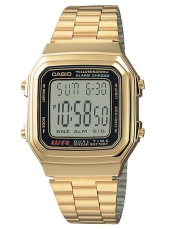 Relógio Casio Vintage Digital A178WGA-1ADF-SC - Dourado