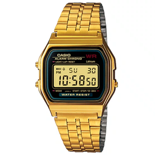 Relógio Casio Vintage Unisex Dourado A159WGEA-1DF