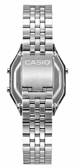 Relógio Casio Vintage Unisex Prata LA680WA-1DF