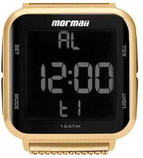 Relógio digital mormaii digi dourado mo6600ah/8d Dourado