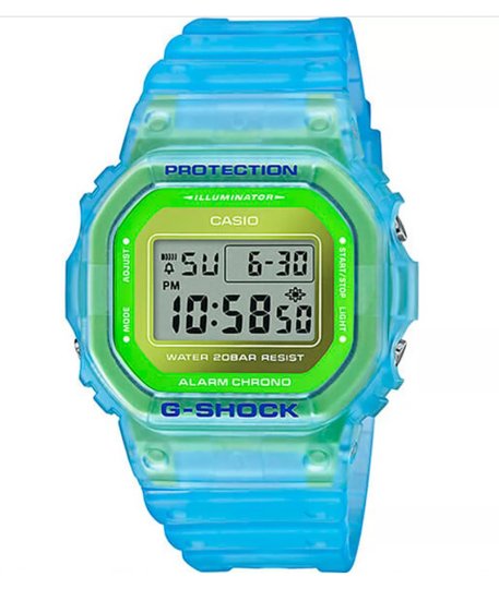 Relogio G-Shock Transparente DW-5600LS-2DR - Transparente